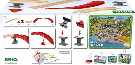 Brio Toys Ράγες Σιδηρόδρομου από Ξύλο για 3+ Ετών 33995 - Image 9