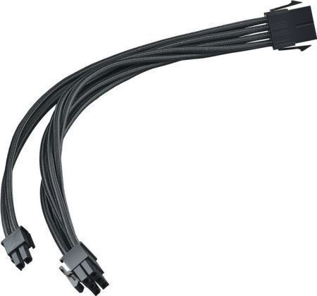 Silverstone 8-Pin PCIe - 6+2 Pin PCIe Cable 0.3m Μαύρο SST-PP07E-PCIB - Image 2