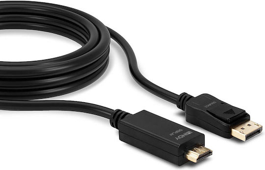 Lindy Cable DisplayPort male - HDMI male 2m Μαύρο (36922) - Image 4
