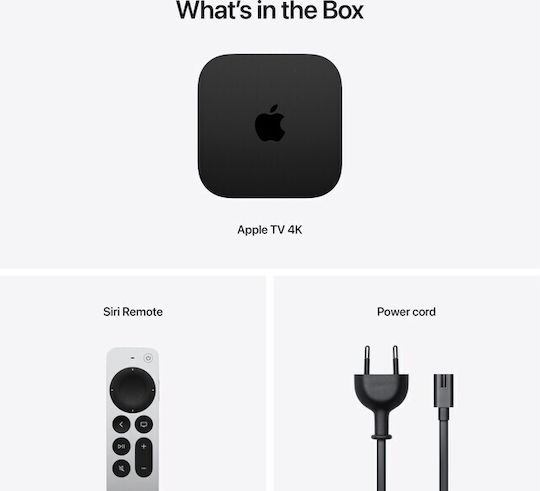 Apple TV Box MN893 4K UHD με WiFi και 128GB Αποθηκευτικό Χώρο με Λειτουργικό tvOS και Siri - Image 5