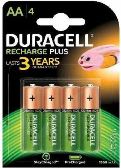 Duracell Επαναφορτιζόμενες Μπαταρίες AA Ni-MH 1300mAh 4τμχ - Image 4