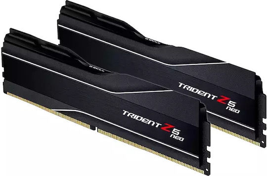 G.Skill Trident Z5 Neo DDR5 64GB RAM με 2x32GB Modules και Ταχύτητα 6000 για Desktop F5-6000J3238G32GX2-TZ5N - Image 2