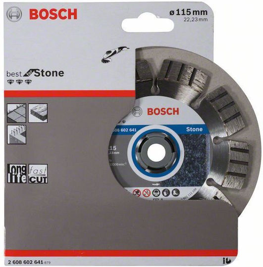 Bosch Δίσκος Κοπής Δομικών Υλικών 115mm 2608602641 - Image 2