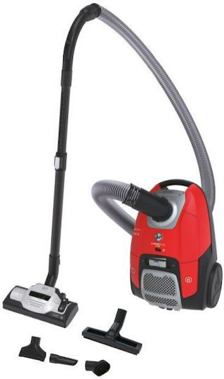 Hoover H-Energy 500 HE510HM 011 Ηλεκτρική Σκούπα 700W με Σακούλα 3.5lt Κόκκινη - Image 3