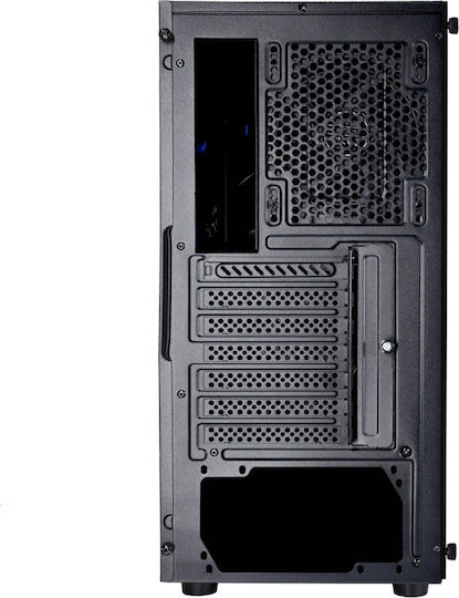 Xilence XG141 Gaming Midi Tower Κουτί Υπολογιστή με Πλαϊνό Παράθυρο και RGB Φωτισμό Μαύρο - Image 4