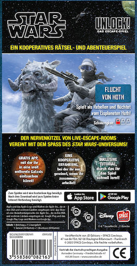 Επιτραπέζιο Παιχνίδι Star Wars: Unlock! για 1-6 Παίκτες 10+ Ετών SCOD0058 (EN) Asmodee - Image 3