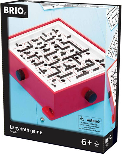 Brio Toys Ξύλινο Επιτραπέζιο Φλιπεράκι Labyrinth Game (Διάφορα Σχέδια) 1τμχ 34020 - Image 4