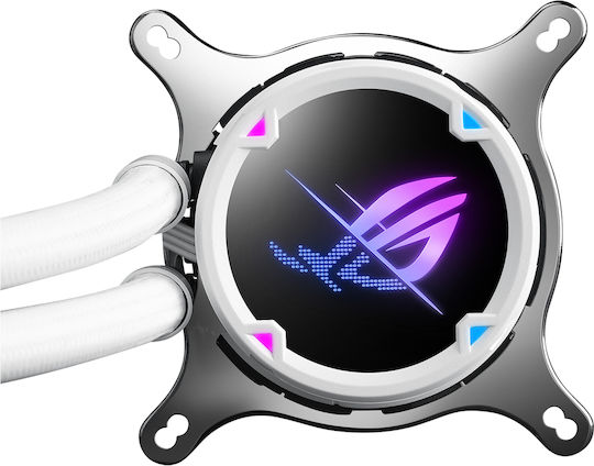 Asus ROG STRIX LC II 240 ARGB Υδρόψυξη Επεξεργαστή Διπλού Ανεμιστήρα 120mm για Socket AM4/1700/1200/115x Λευκή - Image 2