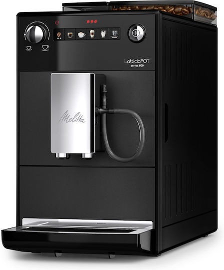 Melitta Latticia OT Αυτόματη Μηχανή Espresso 1450W Πίεσης 15bar με Μύλο Άλεσης Frosted Black - Image 4