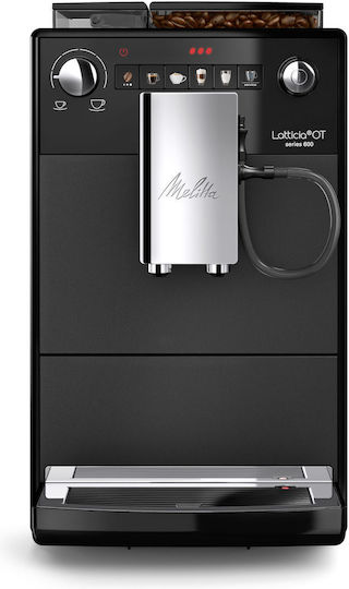 Melitta Latticia OT Αυτόματη Μηχανή Espresso 1450W Πίεσης 15bar με Μύλο Άλεσης Frosted Black - Image 3