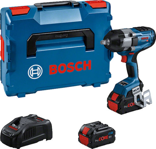 Bosch GDS 18V-1000 Brushless Μπουλονόκλειδο Μπαταρίας 18V 2x8Ah με Υποδοχή 1/2" - Image 3