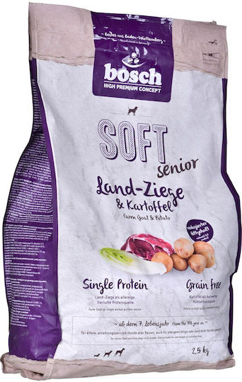Bosch Petfood Concepts Soft Senior 2.5kg Ξηρά Τροφή χωρίς Σιτηρά για Ηλικιωμένους Σκύλους με Κρέας και Πατάτες