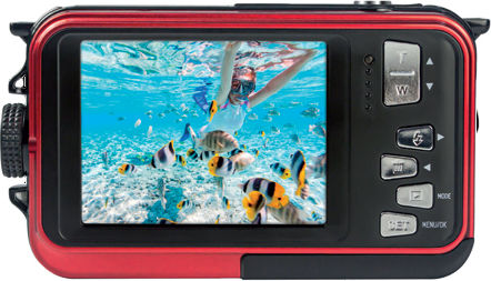 AgfaPhoto Realishot WP8000 Compact Φωτογραφική Μηχανή 24MP με Οθόνη 2.7" και Ανάλυση Video Full HD (1080p) Κόκκινη - Image 4