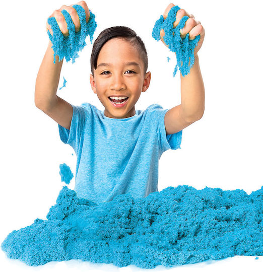 Spin Master Παιχνίδι Κατασκευών με Άμμο Kinetic Sand The Original Moldable Sensory Play Sand Blue για Παιδιά 3+ Ετών 6061464 - Image 3