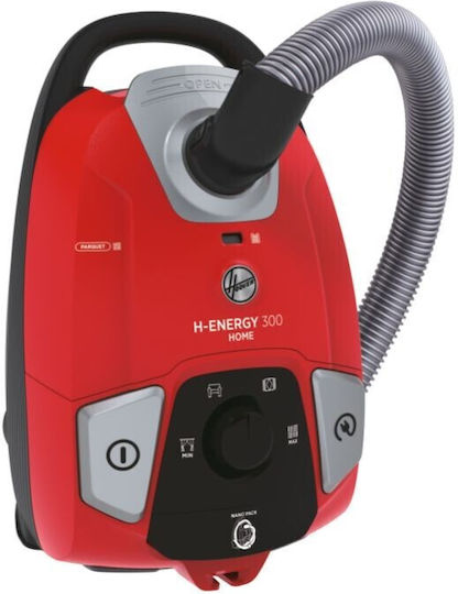 Hoover HE310HM 011 Ηλεκτρική Σκούπα 850W με Σακούλα 3.5lt Κόκκινη - Image 11