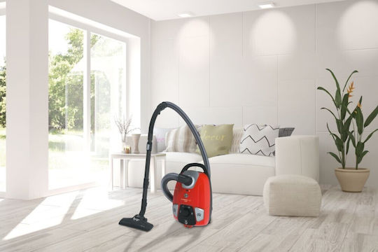 Hoover HE310HM 011 Ηλεκτρική Σκούπα 850W με Σακούλα 3.5lt Κόκκινη - Image 4