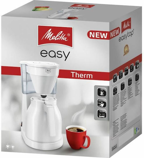 Melitta Easy Therm Καφετιέρα Φίλτρου 1080W White - Image 3