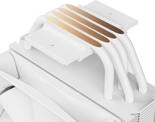 NZXT T120 RGB Ψύκτρα Επεξεργαστή για Socket AM4/AM5/1200/115x/1700 White - Image 4