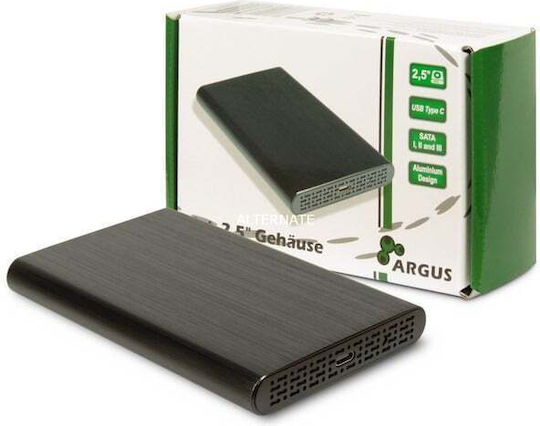 Inter-Tech GD-25010 Θήκη για Σκληρό Δίσκο 2.5" SATA III με σύνδεση USB 3.1 Type-C 88884122 - Image 4