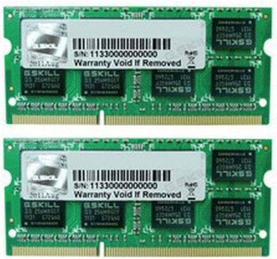 G.Skill Value DDR3 8GB RAM με 2x4GB Modules και Ταχύτητα 1600 για Laptop F3-1600C11D-8GSL - Image 3