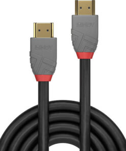 Alternative view of Lindy HDMI 1.4 Cable HDMI male - HDMI male 0.5m Μαύρο 36951
