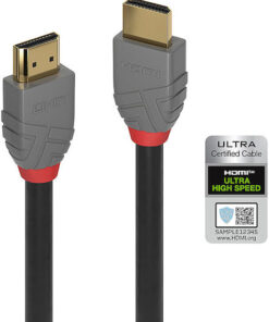 Lindy HDMI 1.4 Cable HDMI male - HDMI male 0.5m Μαύρο 36951