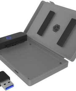 Icy Box IB-AC603b-U3 Θήκη για Σκληρό Δίσκο 2.5" SATA III με σύνδεση USB 3.2 σε Γκρι χρώμα IB-AC603b-U3