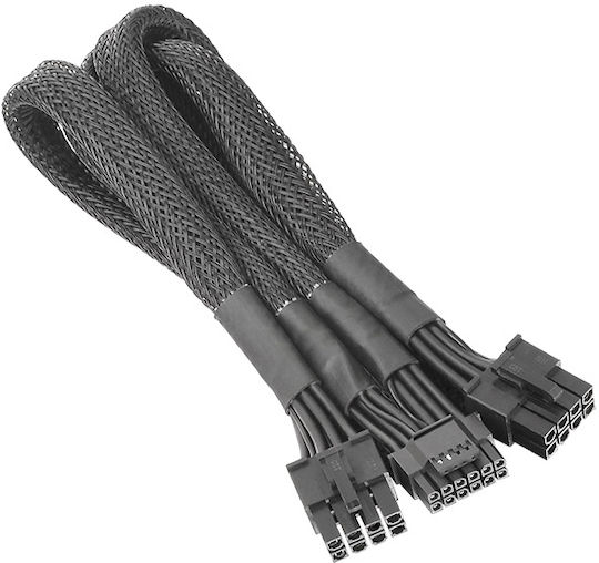 Thermaltake 8-Pin PCIe - 12+4pin 12VHPWR Cable 0.6m Μαύρο AC-063-CN1NAN-A1