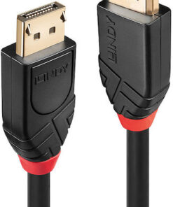 Lindy Cable DisplayPort male - DisplayPort male 20m Μαύρο (41081)