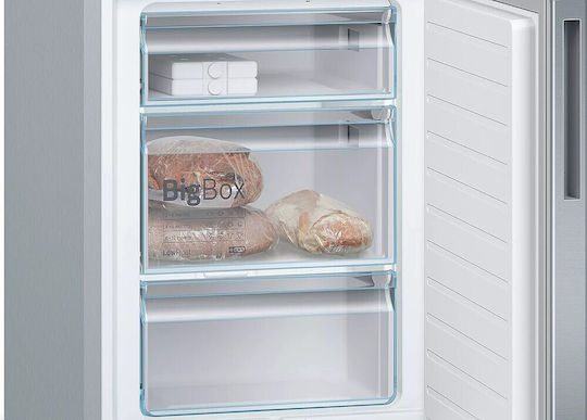 Bosch Ψυγειοκαταψύκτης 340lt Υ201xΠ60xΒ65εκ. Inox KGE39AICA - Image 4