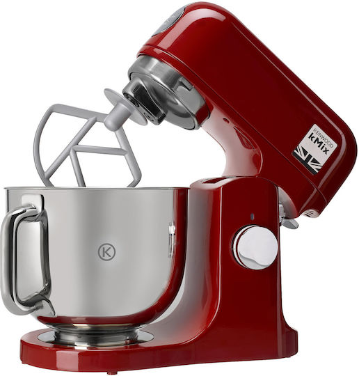 Kenwood KMX750AR Κουζινομηχανή 1000W με Ανοξείδωτο Κάδο 5lt