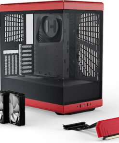 Alternative view of HYTE Y40 Gaming Midi Tower Κουτί Υπολογιστή με Πλαϊνό Παράθυρο Κόκκινο