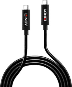 Alternative view of Lindy USB 3.2 Cable USB-C male - USB-C 60W Μαύρο 3m (43348)