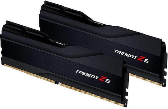 G.Skill Trident Z5 DDR5 32GB RAM με 2x16GB Modules και Ταχύτητα 6000 για Desktop F5-6000J3238G32GX2-TZ5K - Image 2