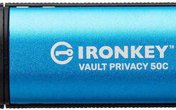 Alternative view of Kingston IronKey Vault Privacy 50 64GB USB 3.2 Stick με σύνδεση USB-C Μπλε