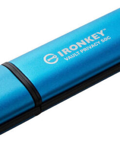 Kingston IronKey Vault Privacy 50 64GB USB 3.2 Stick με σύνδεση USB-C Μπλε