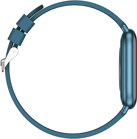 Great Explorations XMOVE 41mm Smartwatch με Παλμογράφο (Petrol) - Image 3