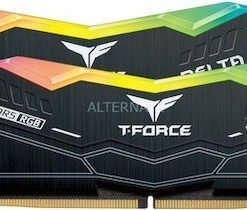 TeamGroup Delta RGB DDR5 32GB RAM με 2x16GB Modules και Ταχύτητα 6000 για Desktop FF3D532G6000HC30DC01