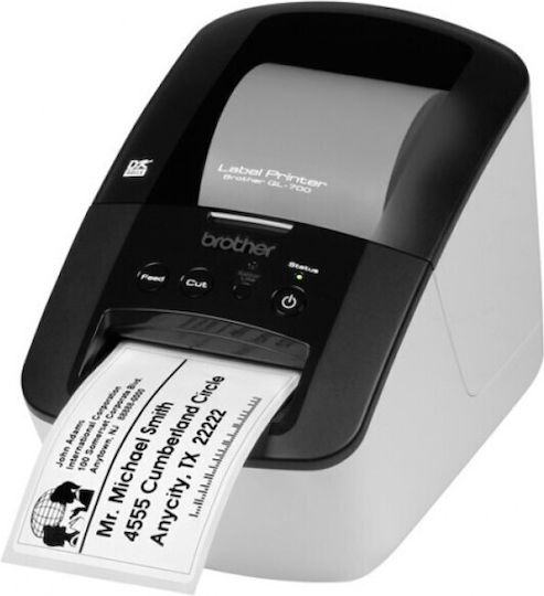 Brother Ql-700 Εκτυπωτής Ετικετών Απευθείας Μεταφοράς USB 300 dpi QL-700 - Image 2
