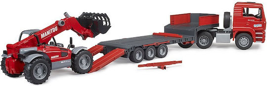 Bruder Trailer and Manitou Telehandler Φορτηγό 1:16 για 3+ Ετών - Image 4