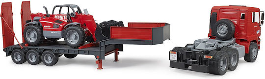 Bruder Trailer and Manitou Telehandler Φορτηγό 1:16 για 3+ Ετών - Image 3
