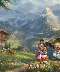 Alternative view of Puzzle Mickey & Minnie 2D 1000 Κομμάτια 59938