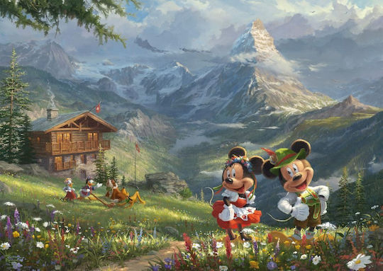 Puzzle Mickey & Minnie 2D 1000 Κομμάτια 59938 - Image 2