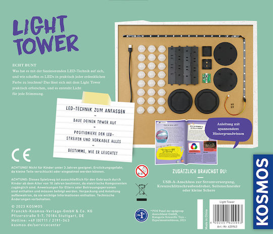 Kosmos Light Tower Εκπαιδευτικό Παιχνίδι Πειράματα για 9+ Ετών 620943 - Image 2