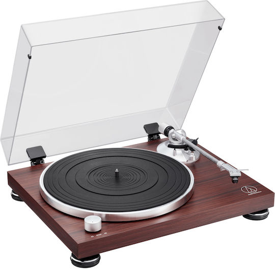 Audio Technica AT-LPW50BTRW Πικάπ με Belt Drive και Προενίσχυση Καφέ - Image 3