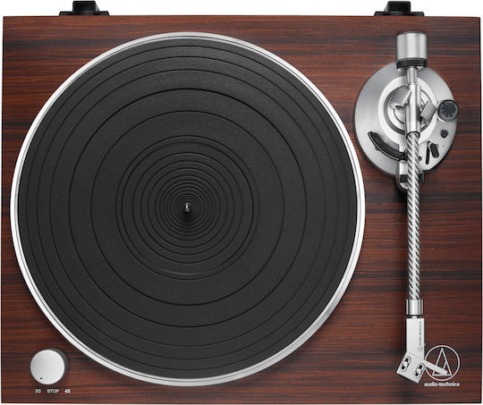 Audio Technica AT-LPW50BTRW Πικάπ με Belt Drive και Προενίσχυση Καφέ - Image 4