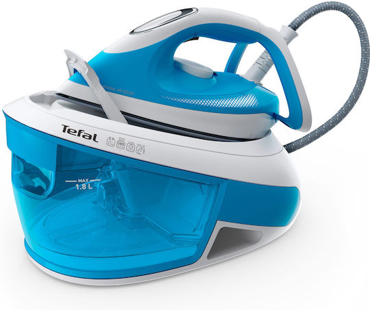 Tefal Express Airglide SV8002 SV8002E0 Σύστημα Σιδερώματος Πίεσης 5.9bar με Δοχείο 1.8lt