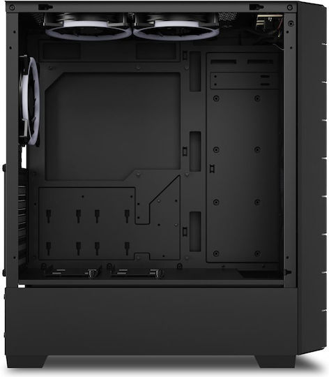 Sharkoon HEX Gaming Midi Tower Κουτί Υπολογιστή με Πλαϊνό Παράθυρο και RGB Φωτισμό Μαύρο - Image 5