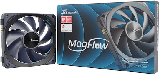 Seasonic MagFlow 1225 Case Fan 120mm με Σύνδεση 4-Pin PWM - Image 2
