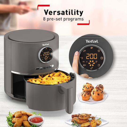 Tefal Ultra Fry Digital EY111 Air Fryer 4.2lt Γκρι - Image 6
